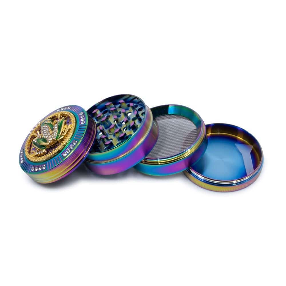 Bling Frog 4 Piece Herb Grinder 2