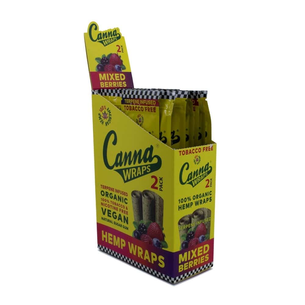 Canna Hemp Wraps Mixed Berries 1