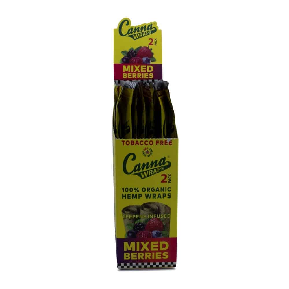 Canna Hemp Wraps Mixed Berries 2