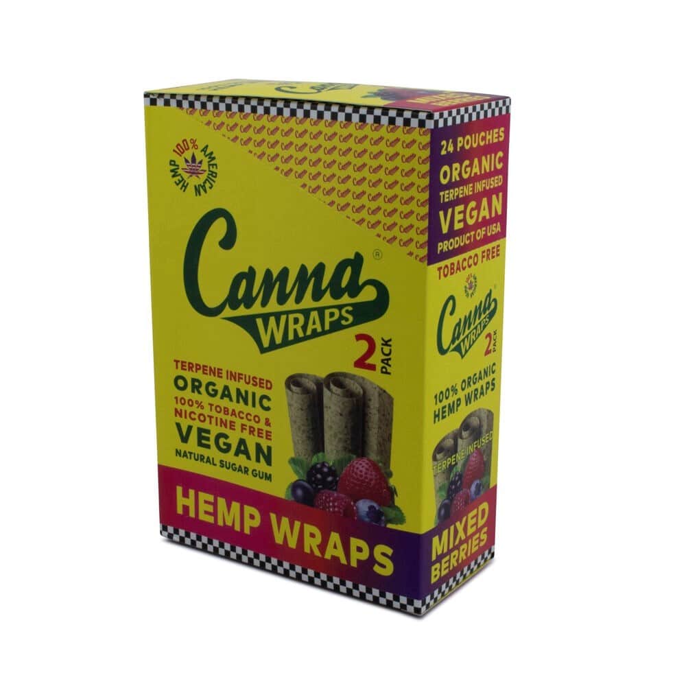 Canna Hemp Wraps Mixed Berries 3