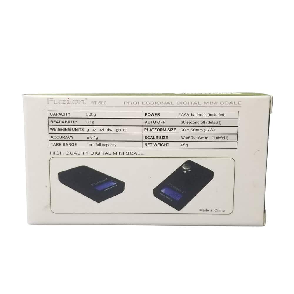 Fuzion RT 500 Digital Scale 500g x 0.1g 1