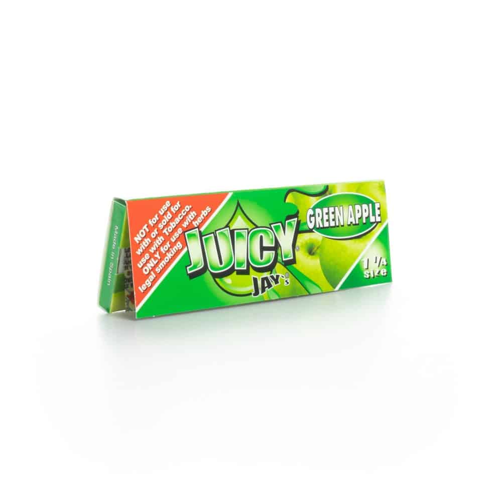 Juicy Jays Rolling Papers Green Apple 1 14 1