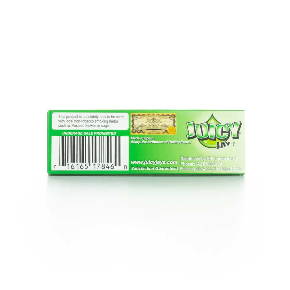 Juicy Jays Rolling Papers Green Apple 1 14 2
