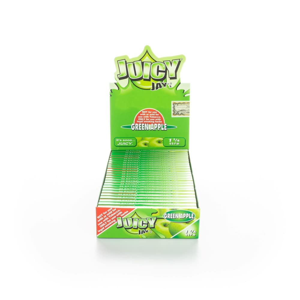 Juicy Jays Rolling Papers Green Apple 1 14 6