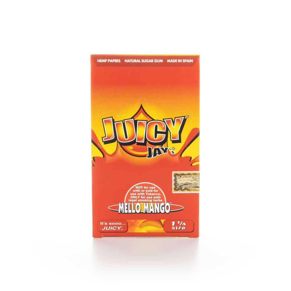 Juicy Jays Rolling Papers Mello Mango 1 14 4