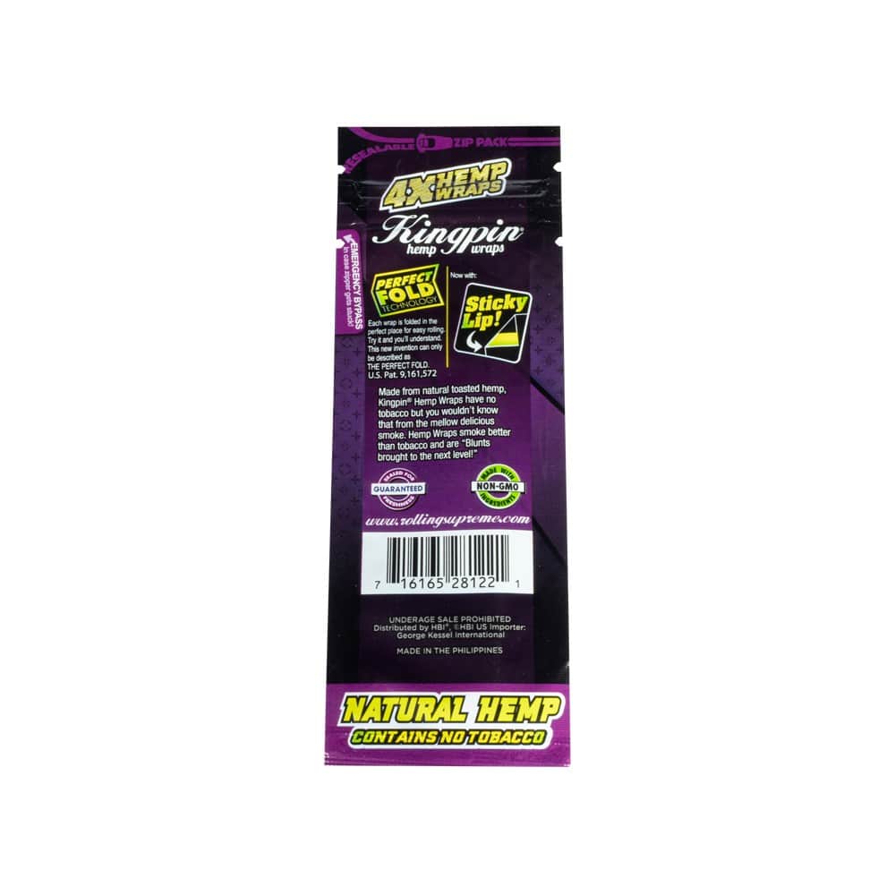 Kingpin Hemp Wraps Goomba Grape 2